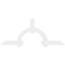 Ekena Millwork Ericson Architectural Grade PVC Gable Bracket, 96"W x 40"H x 2"D x 6"F, 10/12 Pitch GBP096X40X0206ERI00 - alternate 5